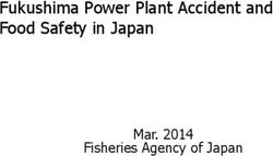 Fukushima Power Plant Accident and Food Safety in Japan - Mar. 2014 Fisheries Agency of Japan