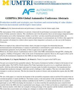 GERPISA 2016 Global Automotive Conference Abstracts - UMTRI