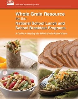 Whole Grain Resource for the National School Lunch and School Breakfast Programs A Guide to Meeting the Whole Grain-Rich Criteria
