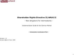 Shareholder Rights Directive II/ARUG II- New obligations for intermediaries - Implementation Guide for the German Market