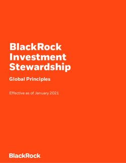 BlackRock Investment Stewardship - Global Principles Effective as of January 2021