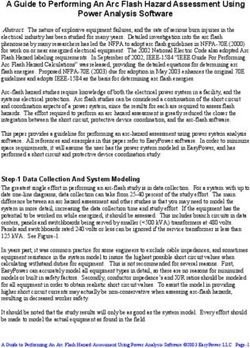 A Guide to Performing An Arc Flash Hazard Assessment Using Power Analysis Software