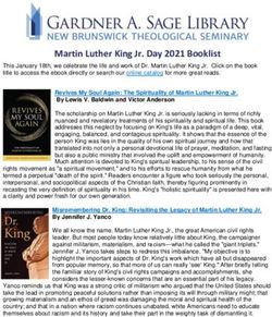 Martin Luther King Jr. Day 2021 Booklist - New Brunswick ...