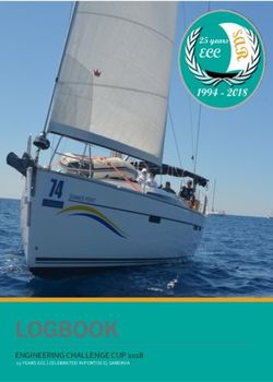 LOGBOOK ENGINEERING CHALLENGE CUP 2018 - ecc.sailing
