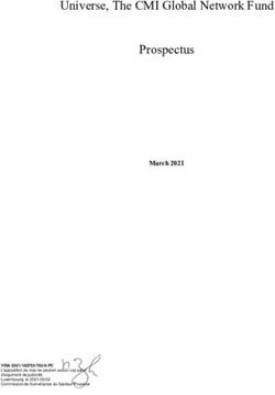 Universe, The CMI Global Network Fund Prospectus - March 2021 - Clerical Medical's ...