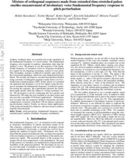 Mixture of orthogonal sequences made from extended time-stretched pulses enables measurement of involuntary voice fundamental frequency response ...