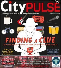 FINDING A CLUE - City Pulse