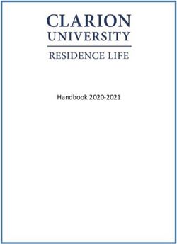 Handbook 2020-2021 - Clarion University