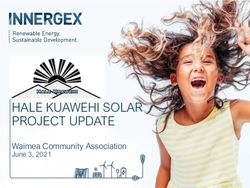 HALE KUAWEHI SOLAR PROJECT UPDATE - Waimea Community Association June 3, 2021 - Innergex