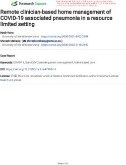 Remote clinician-based home management of COVID-19 associated pneumonia in a resource limited setting
