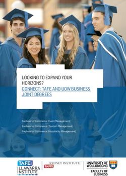 LOOKING TO EXPAND YOUR HORIZONS? CONNECT: TAFE AND UOW BUSINESS JOINT DEGREES - Bachelor of Commerce (Event Management) Bachelor of Commerce ...