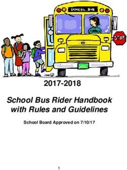 School Bus Rider Handbook with Rules and Guidelines - 2017-2018 School Board Approved on 7/10/17