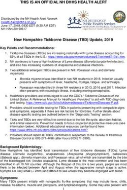 THIS IS AN OFFICIAL NH DHHS HEALTH ALERT - Town of Hanover NH
