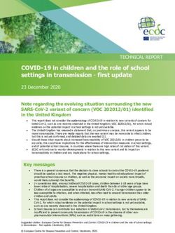 COVID-19 in children and the role of school settings in transmission - first update