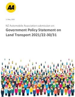 Government Policy Statement on Land Transport 2021/22-30/31 - NZ Automobile Association submission on: AA