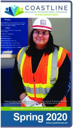 Spring 2020 - Coastline ROP