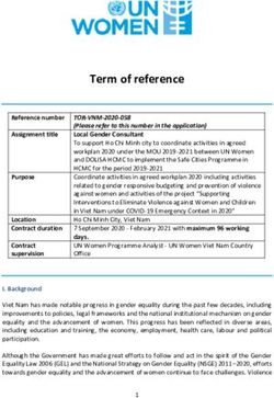 Term of reference - UN in Viet Nam