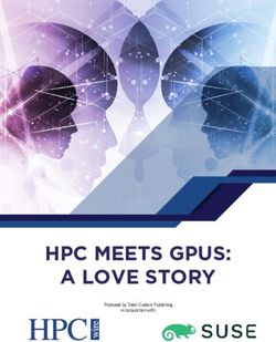 HPC MEETS GPUS: A LOVE STORY - Produced by Tabor Custom Publishing in conjunction with: SUSE