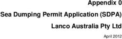 Appendix 0 Sea Dumping Permit Application (SDPA) Lanco Australia Pty Ltd - April 2012