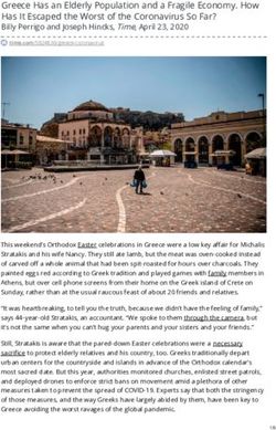 Greece Has an Elderly Population and a Fragile Economy. How Has It Escaped the Worst of the Coronavirus So Far?