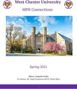 West Chester University - MPH Connections - Spring 2021 - West ...