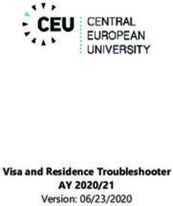 Visa and Residence Troubleshooter - AY 2020/21 Version: 06/23/2020 - Ceu