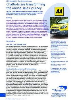 Chatbots are transforming the online sales journey