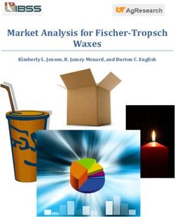 Market Analysis for Fischer-Tropsch - Waxes Kimberly L. Jensen, R. Jamey Menard, and Burton C. English - Southeastern ...
