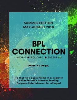 SUMMER EDITION MAY-AUGUST 2018 - INFORM EDUCATE ENTERTAIN - Bossier Parish Libraries