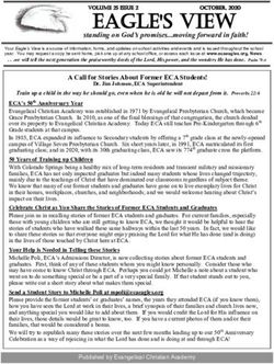 Eagle's view standing on God's promises...moving forward in faith! - Evangelical Christian Academy