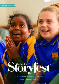 14 TO 21 MARCH TWENTY TWENTY - www.storyfest.com.au