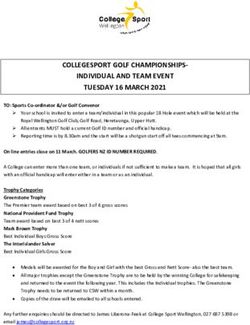COLLEGESPORT GOLF CHAMPIONSHIPS-INDIVIDUAL AND TEAM EVENT TUESDAY 16 MARCH 2021