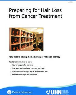 Preparing for Hair Loss from Cancer Treatment - the University ...