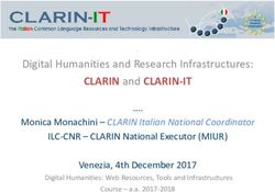 CLARIN and CLARIN-IT Digital Humanities and Research Infrastructures
