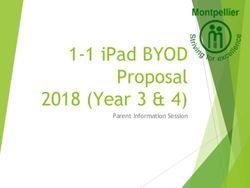 1-1 iPad BYOD Proposal 2018 (Year 3 & 4) - Parent Information Session - Montpellier Primary School
