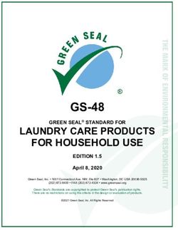 GS-48 FOR HOUSEHOLD USE - LAUNDRY CARE PRODUCTS - Green Seal