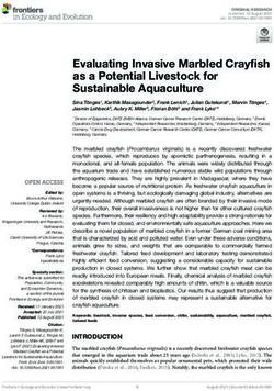 Evaluating Invasive Marbled Crayfish as a Potential Livestock for Sustainable Aquaculture - Frontiers