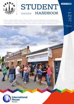 STUDENT HANDBOOK - French in Normandy