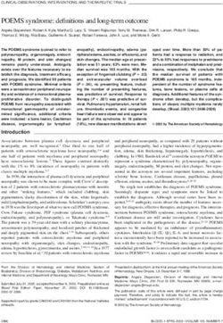 POEMS syndrome: definitions and long-term outcome