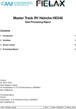 Master Track RV Heincke HE548 - Data Processing Report - AWI