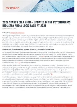 2022 STARTS ON A HIGH - UPDATES IN THE PSYCHEDELICS INDUSTRY AND A LOOK BACK AT 2021