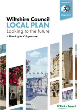 Planning for Chippenham - January 2021 Chippenham - Wiltshire Council