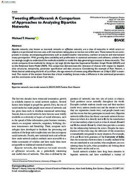 Tweeting #RamNavami: A Comparison of Approaches to Analyzing Bipartite Networks