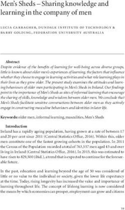 Men's Sheds - Sharing knowledge and learning in the company of men - ERIC