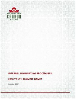 INTERNAL NOMINATING PROCEDURES: 2345 YOUTH OLYMPIC GAMES - October - Wrestling Canada Lutte