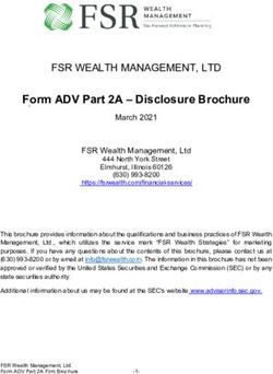 Form ADV Part 2A - Disclosure Brochure - FSR WEALTH MANAGEMENT, LTD - Elmhurst, IL Retirement ...