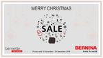 Our Bernina Christmas Sale is continuing until Christmas Eve - Bernina Northland