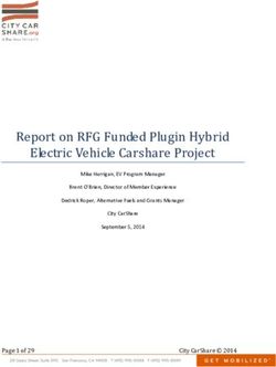 Report on RFG Funded Plugin Hybrid Electric Vehicle Carshare Project - baaqmd