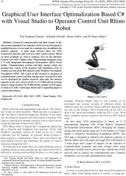 Graphical User Interface Optimalization Based C# with Visual Studio to Operator Control Unit Rhino Robot