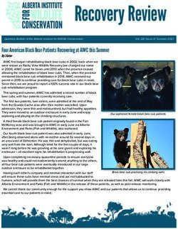 Recovery Review - Alberta Institute For Wildlife ...